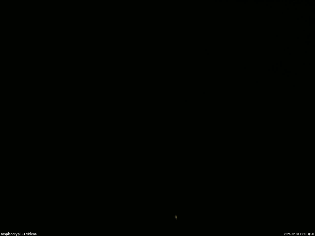 長野県菅平高原 ゆたか山荘 北側 2026/02/08 19:00