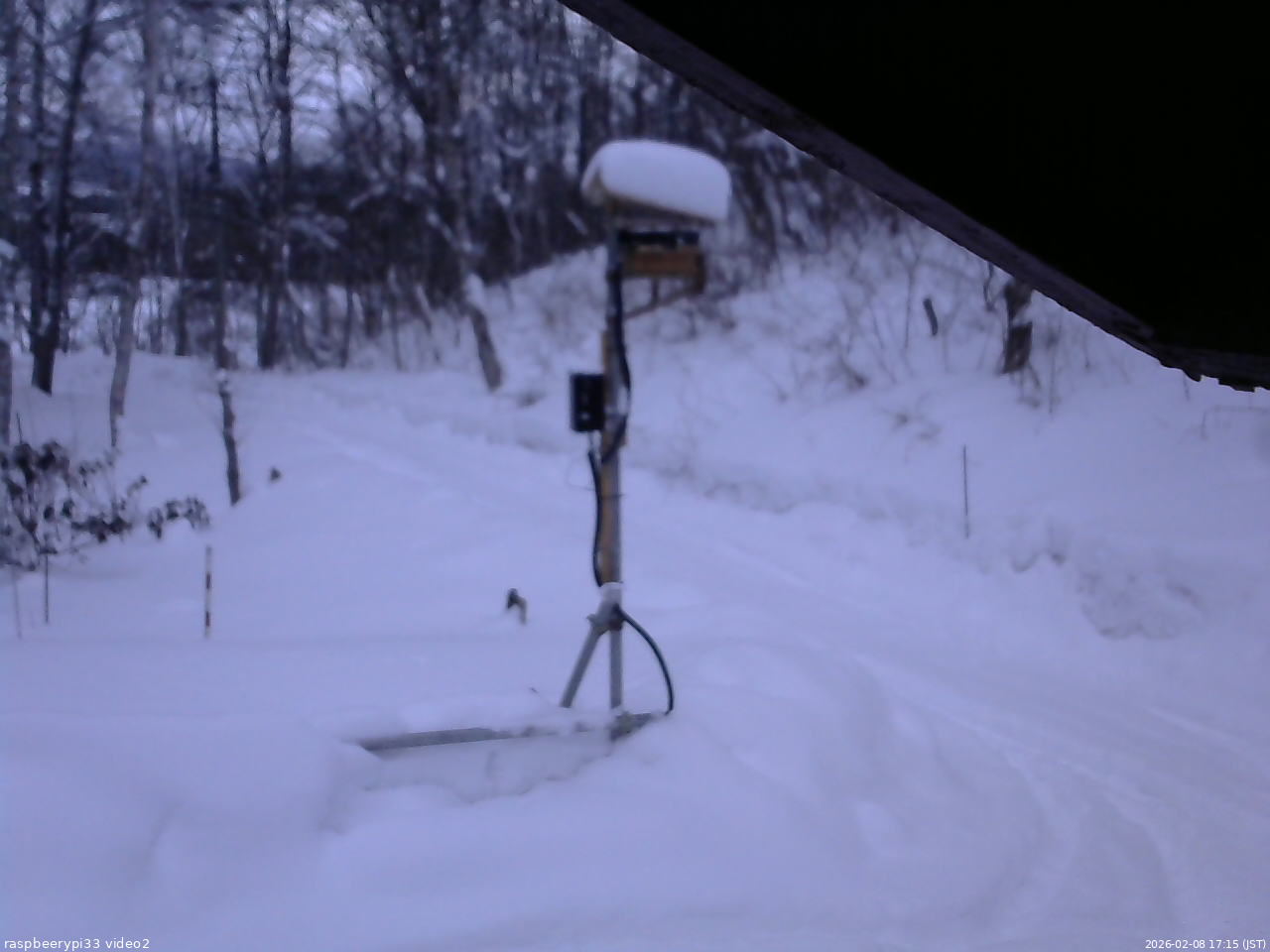 長野県菅平高原 ゆたか山荘 南側 2026/02/08 17:15