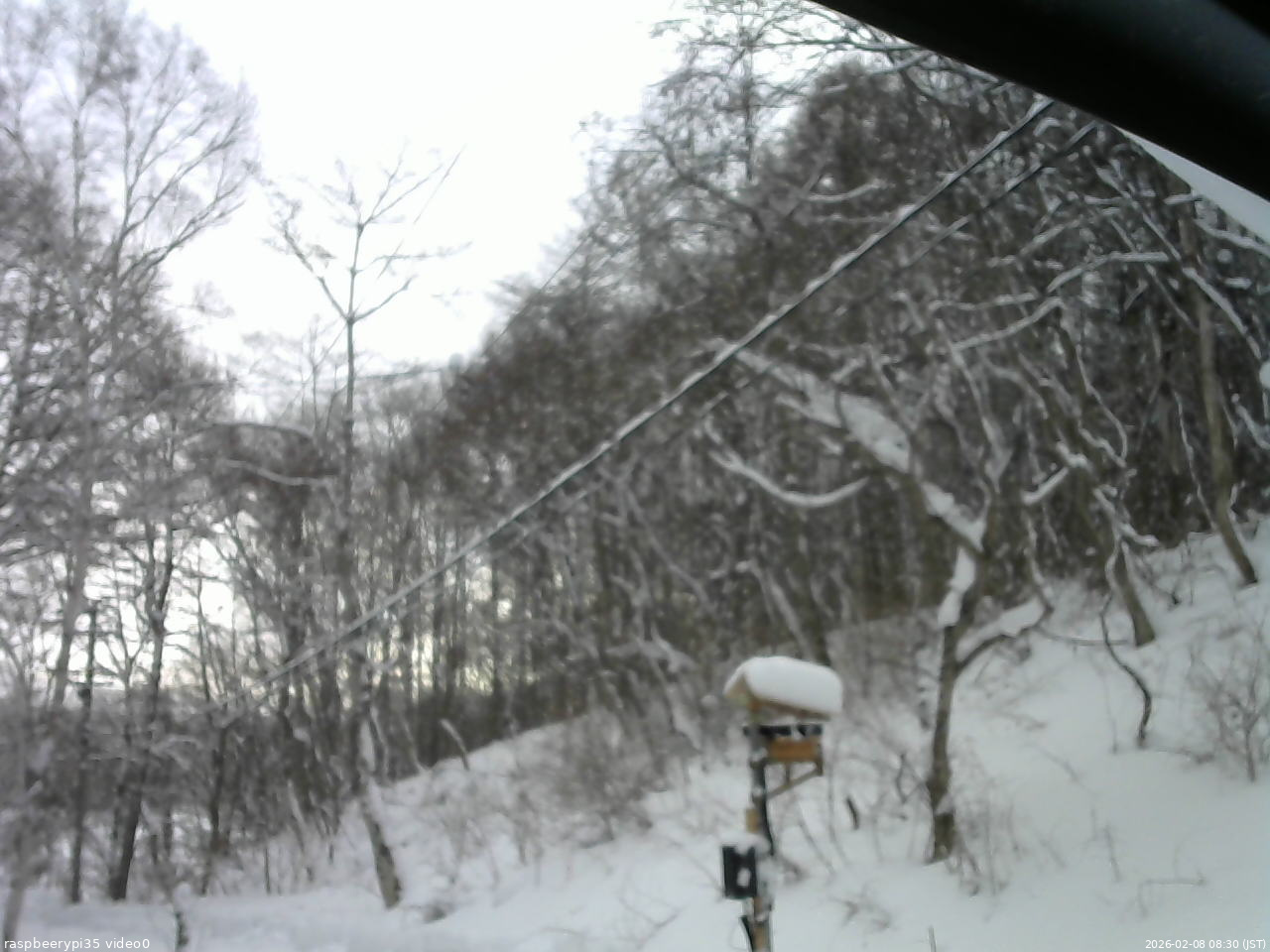 長野県菅平高原 ゆたか山荘 温度計 2026/02/08 08:30