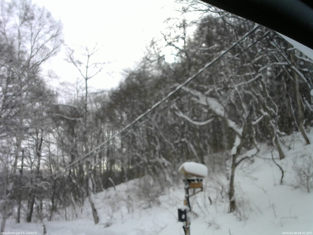 長野県菅平高原 ゆたか山荘 温度計 2026/02/08 08:45