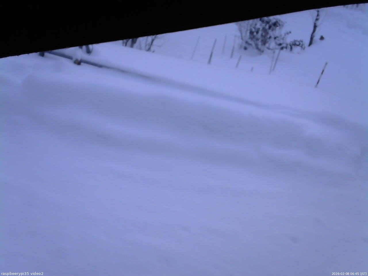 長野県菅平高原 ゆたか山荘 駐車場 2026/02/08 06:45
