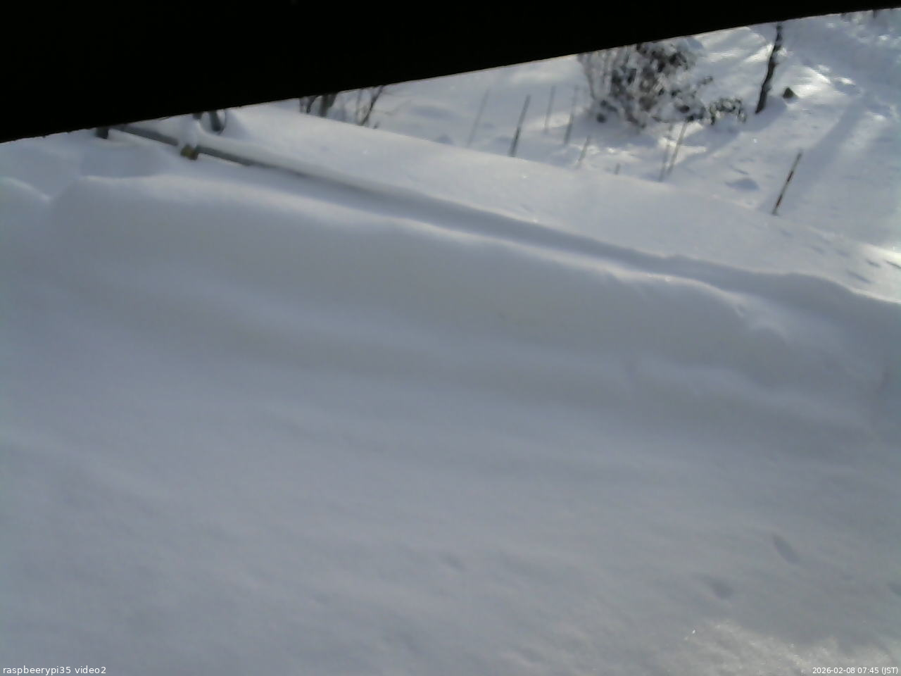 長野県菅平高原 ゆたか山荘 駐車場 2026/02/08 07:45