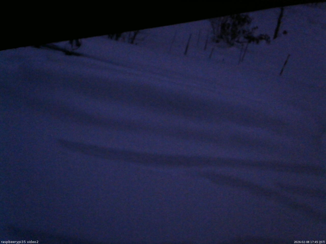 長野県菅平高原 ゆたか山荘 駐車場 2026/02/08 17:45