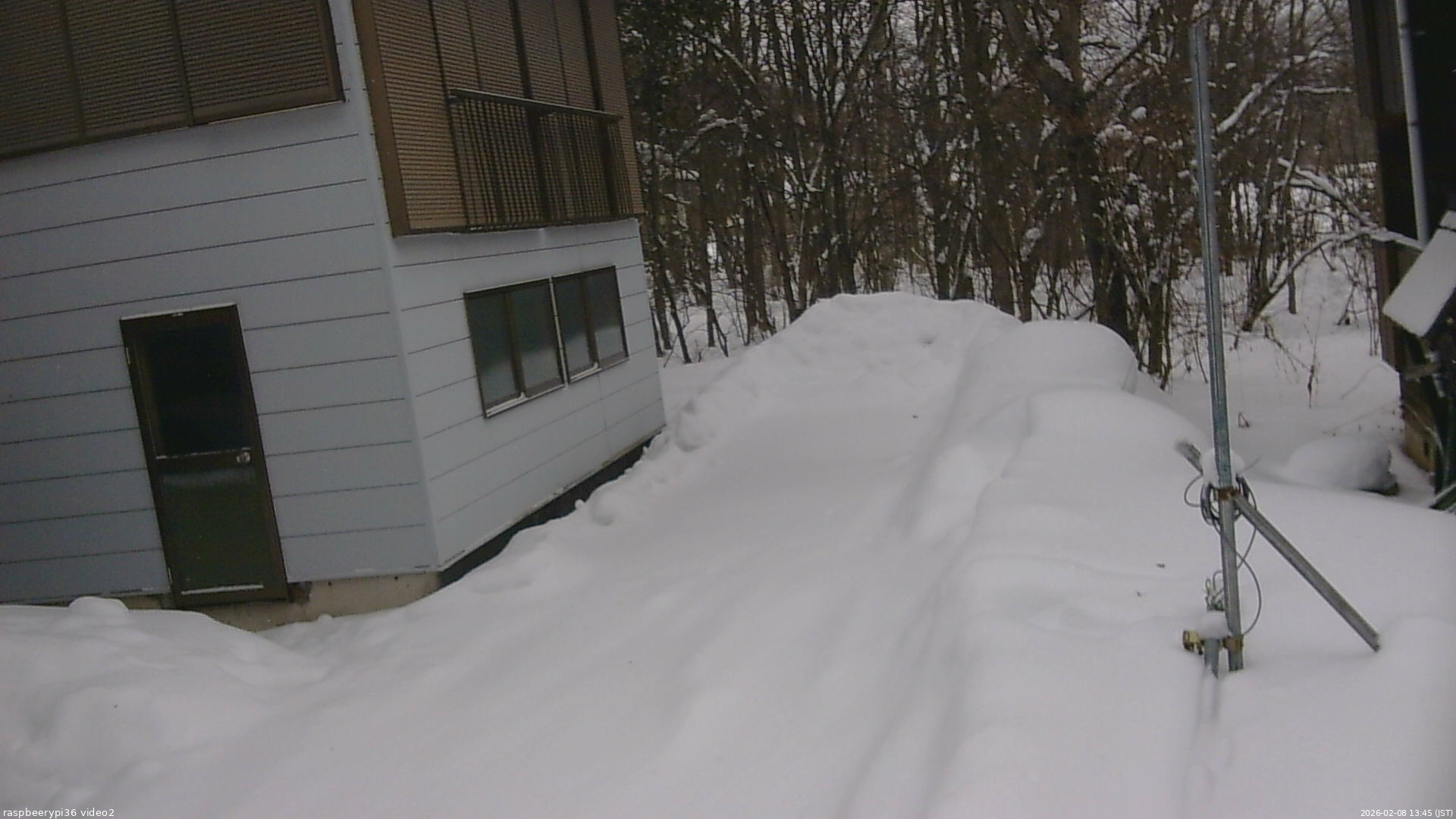 長野県菅平高原 ゆたか山荘 駐車場奥 2026/02/08 13:45