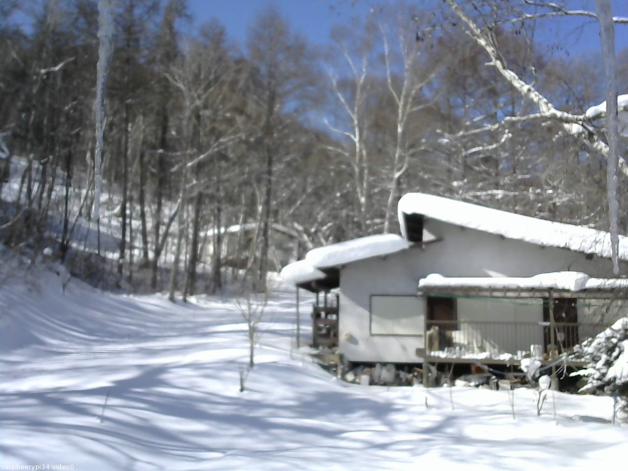 長野県菅平高原 ゆたか山荘 西側(坂上) 2026/02/09 10:45