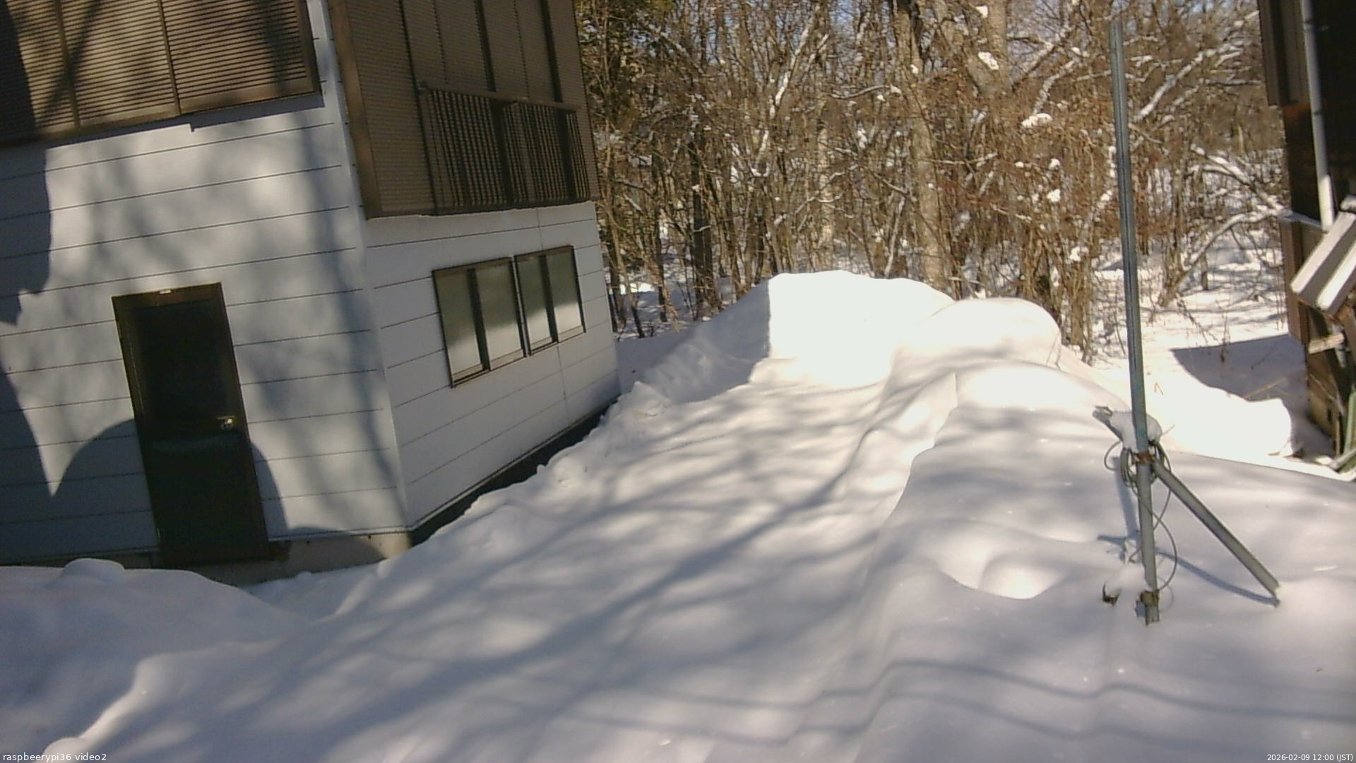長野県菅平高原 ゆたか山荘 駐車場奥 2026/02/09 12:00