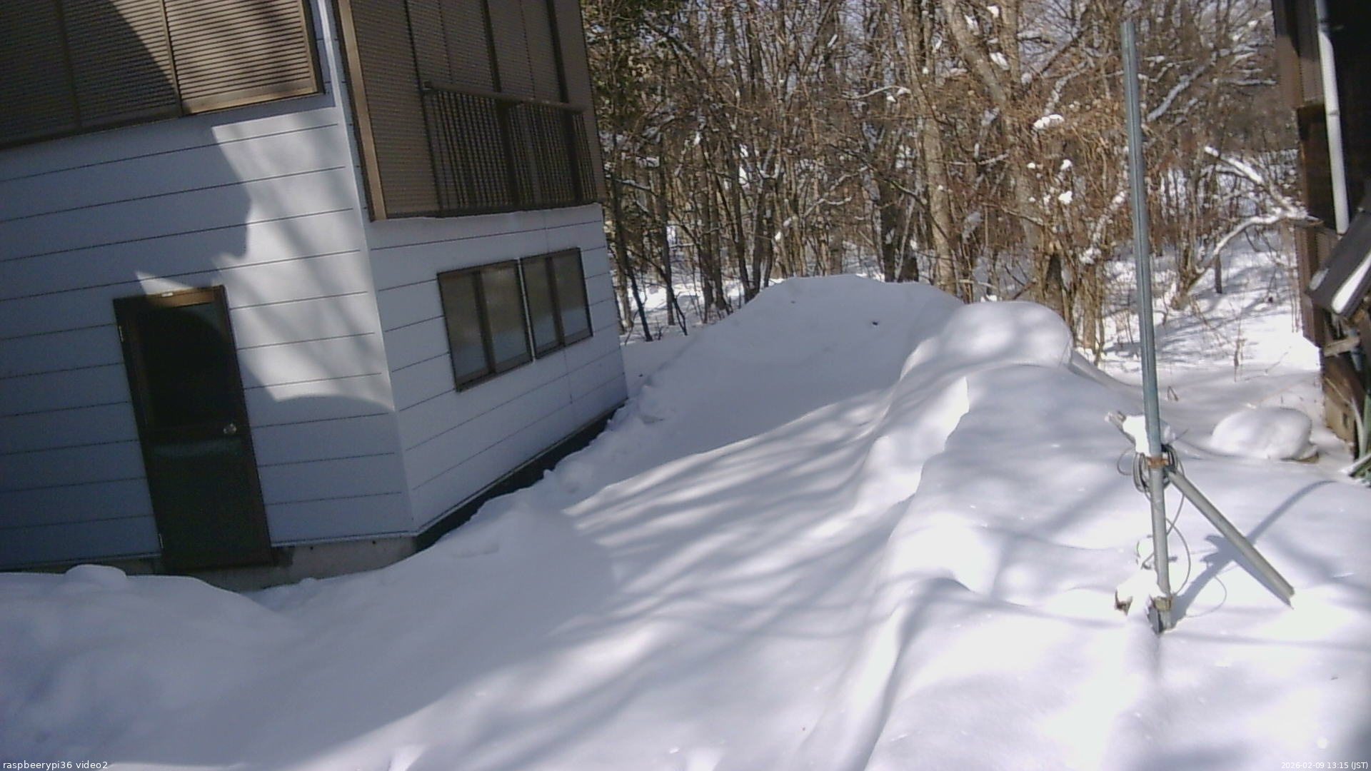 長野県菅平高原 ゆたか山荘 駐車場奥 2026/02/09 13:15