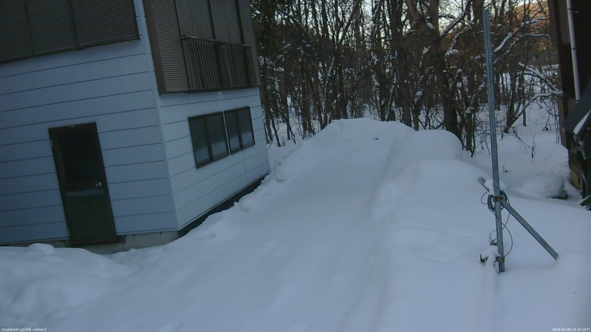 長野県菅平高原 ゆたか山荘 駐車場奥 2026/02/09 16:45