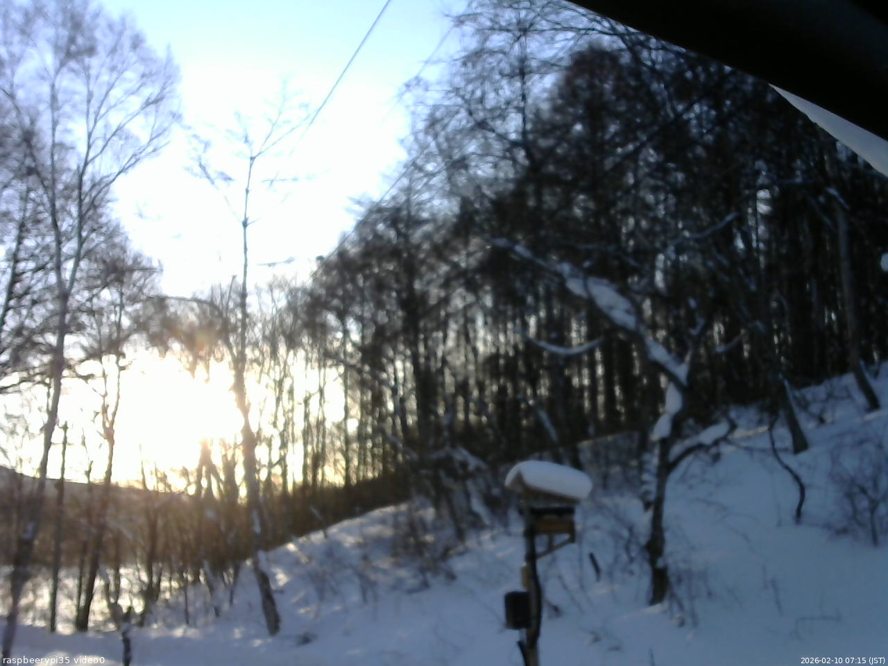 長野県菅平高原 ゆたか山荘 温度計 2026/02/10 07:15