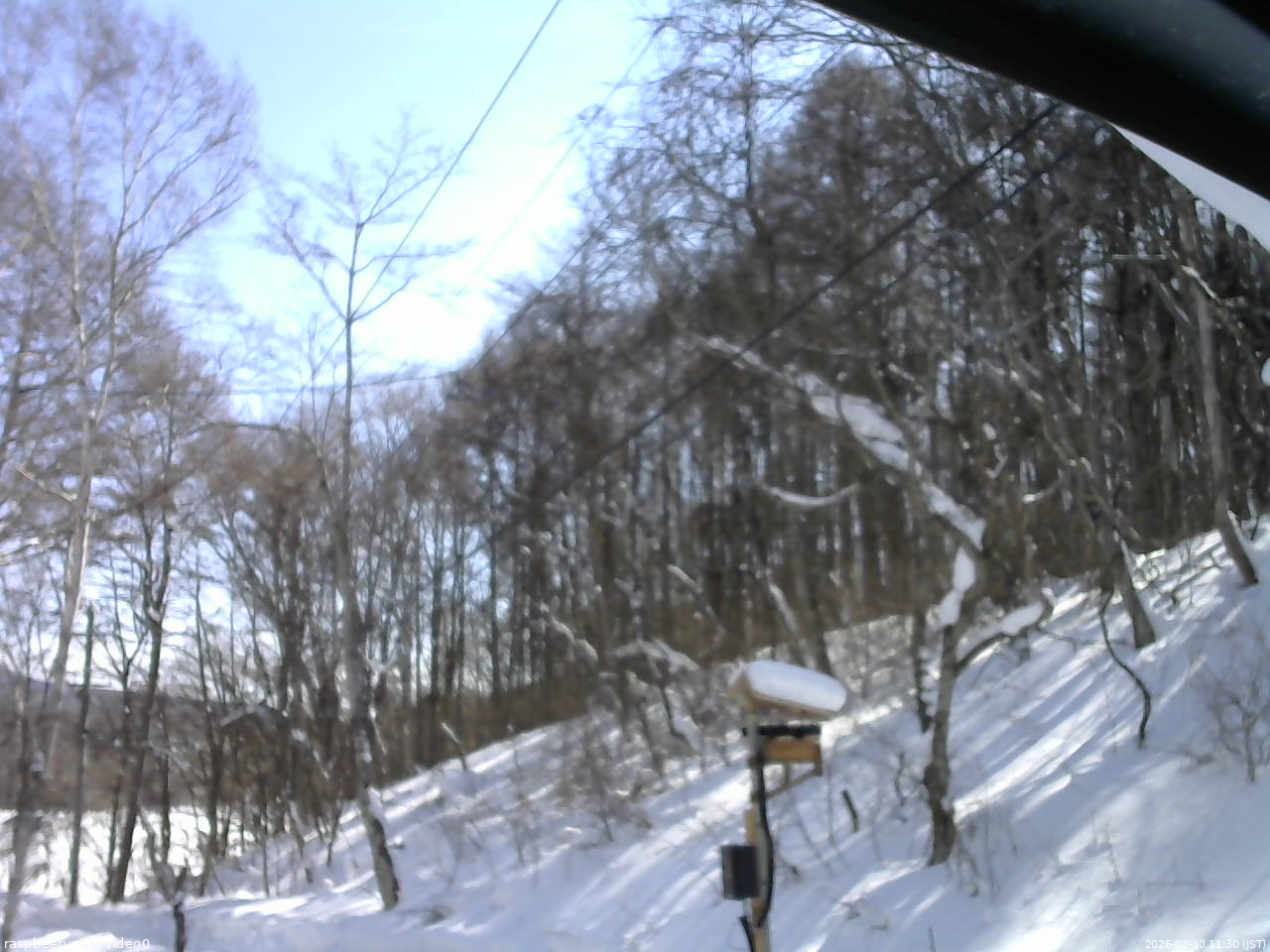 長野県菅平高原 ゆたか山荘 温度計 2026/02/10 11:30