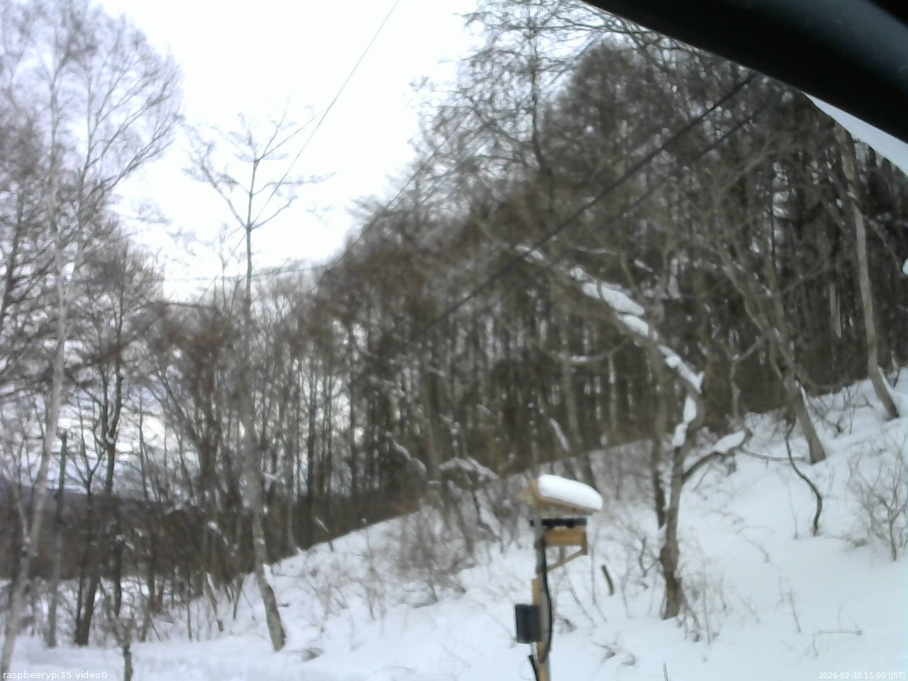 長野県菅平高原 ゆたか山荘 温度計 2026/02/10 15:00