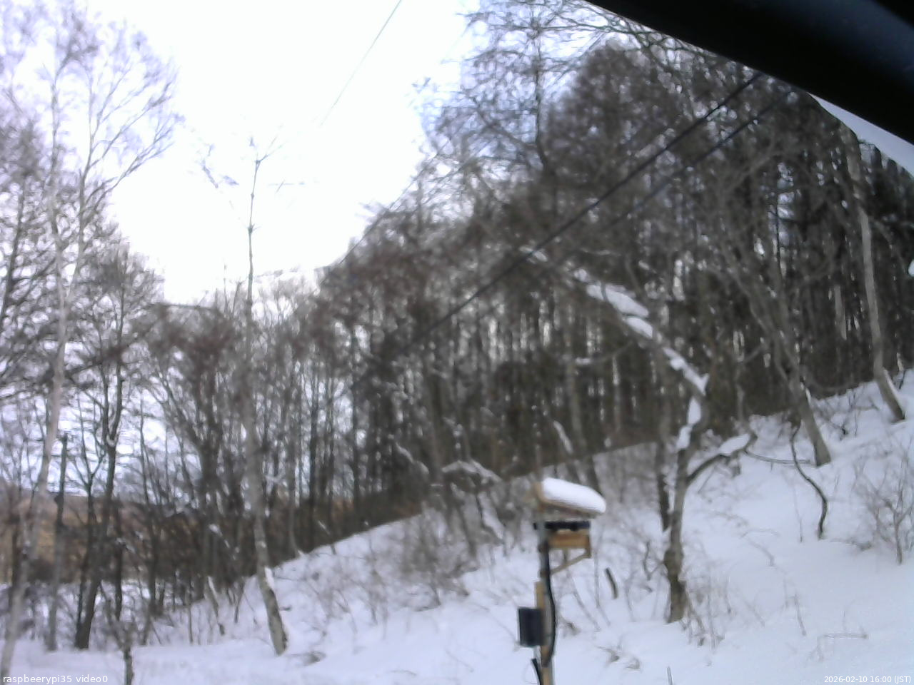 長野県菅平高原 ゆたか山荘 温度計 2026/02/10 16:00