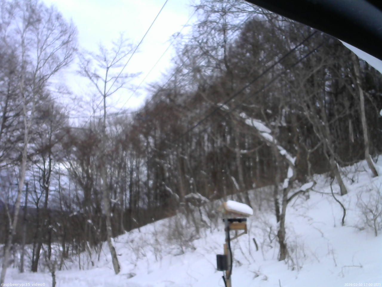 長野県菅平高原 ゆたか山荘 温度計 2026/02/10 17:00