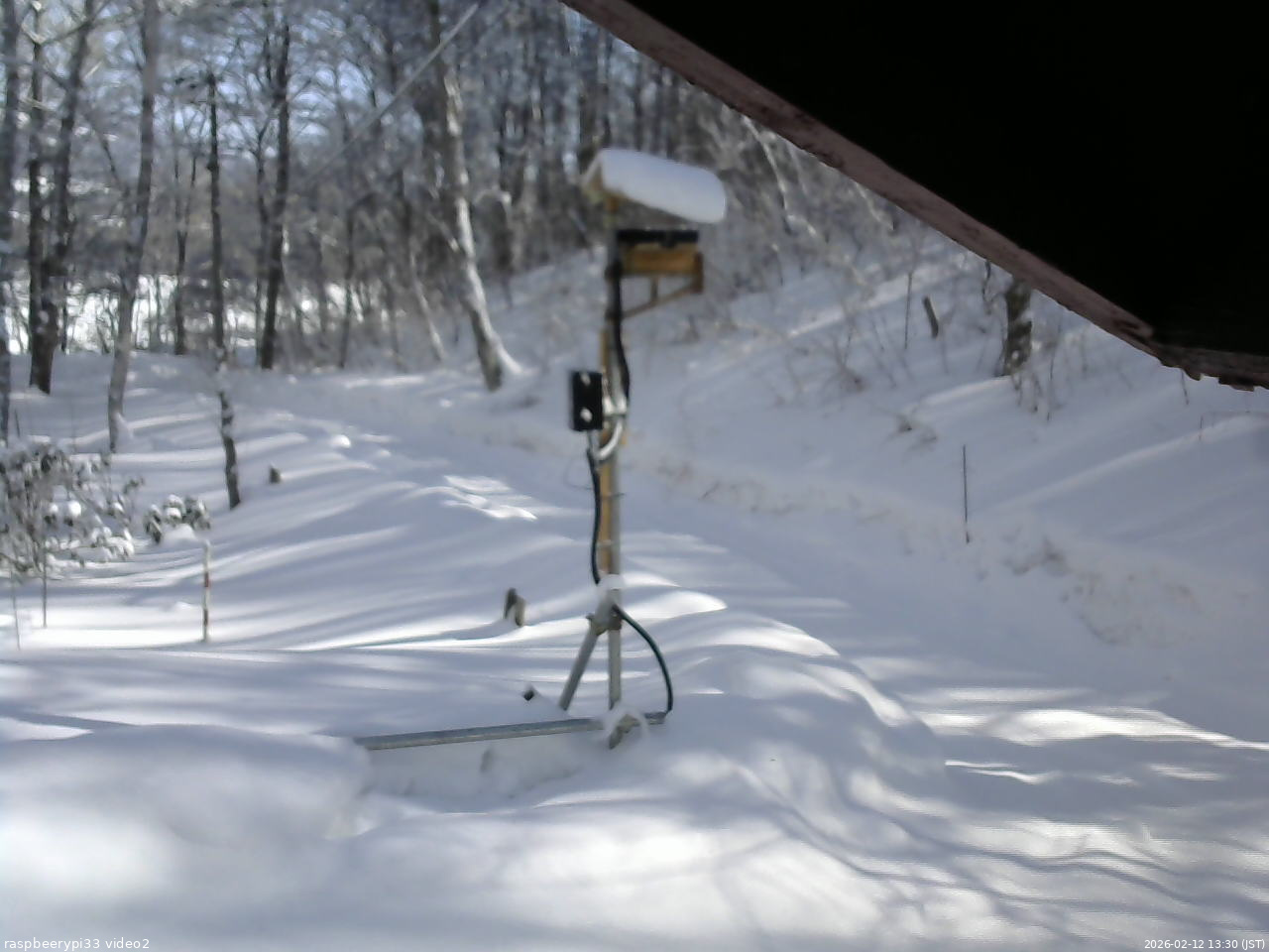 長野県菅平高原 ゆたか山荘 南側 2026/02/12 13:30