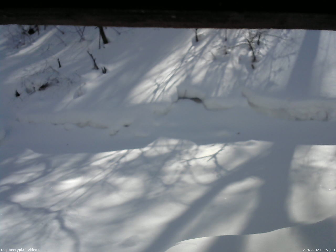 長野県菅平高原 ゆたか山荘 東側(坂下) 2026/02/12 13:15