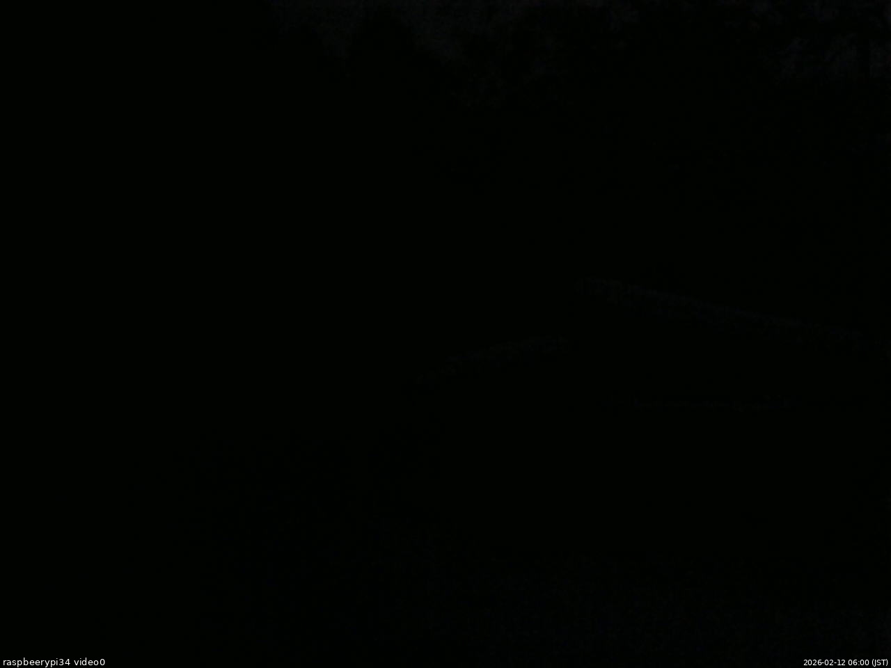 長野県菅平高原 ゆたか山荘 西側(坂上) 2026/02/12 06:00