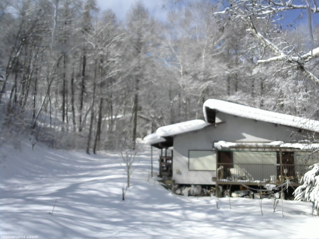 長野県菅平高原 ゆたか山荘 西側(坂上) 2026/02/12 10:30