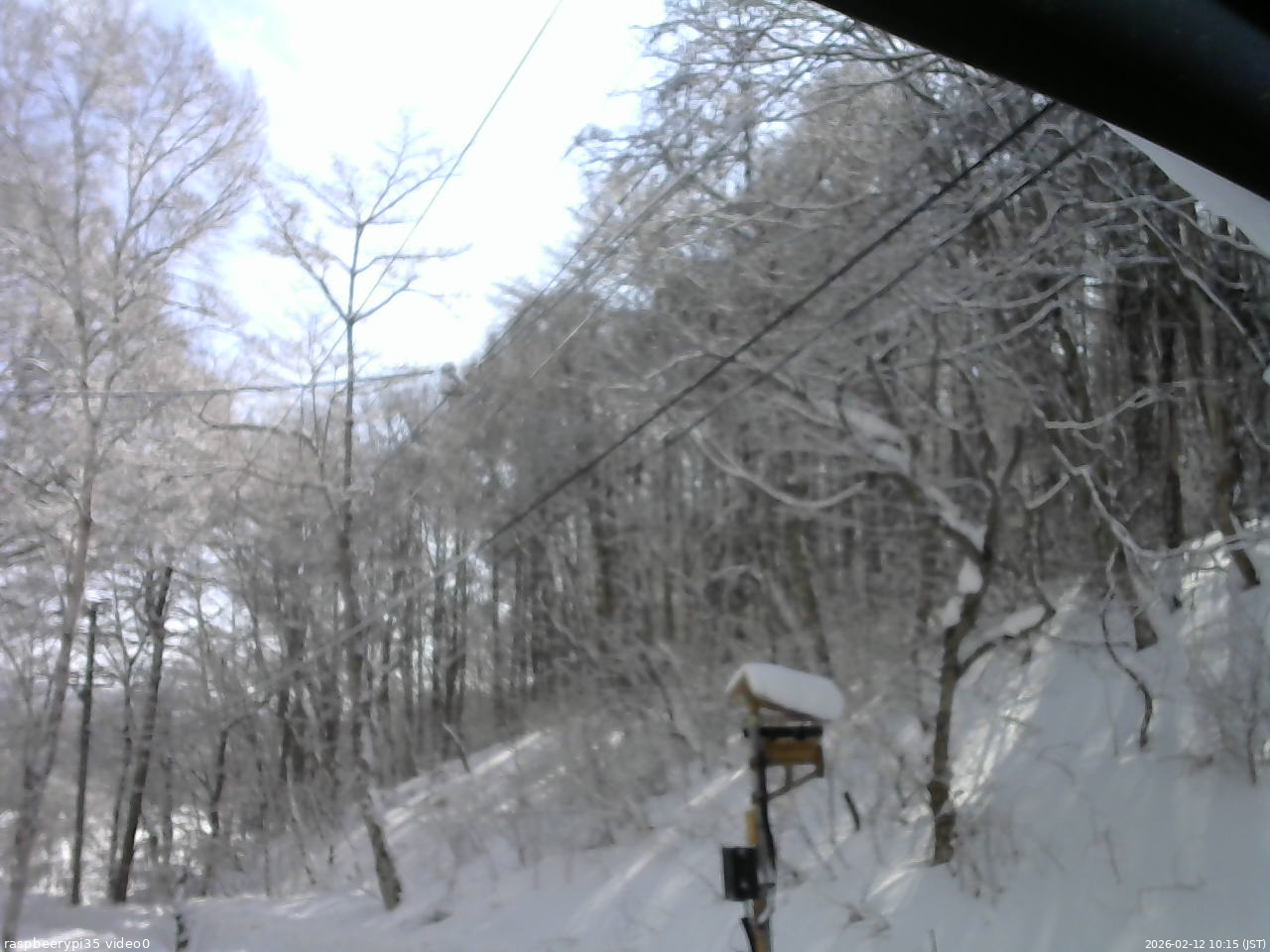 長野県菅平高原 ゆたか山荘 温度計 2026/02/12 10:15