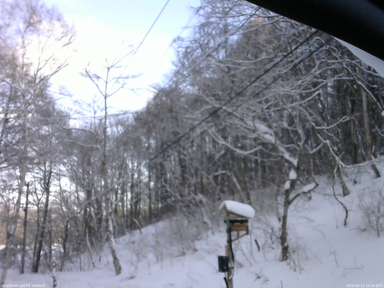 長野県菅平高原 ゆたか山荘 温度計 2026/02/12 15:30