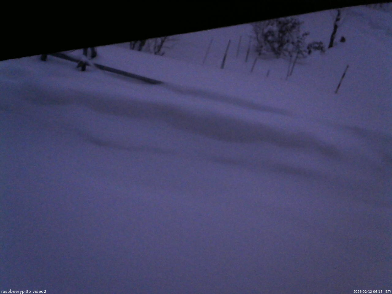 長野県菅平高原 ゆたか山荘 駐車場 2026/02/12 06:15