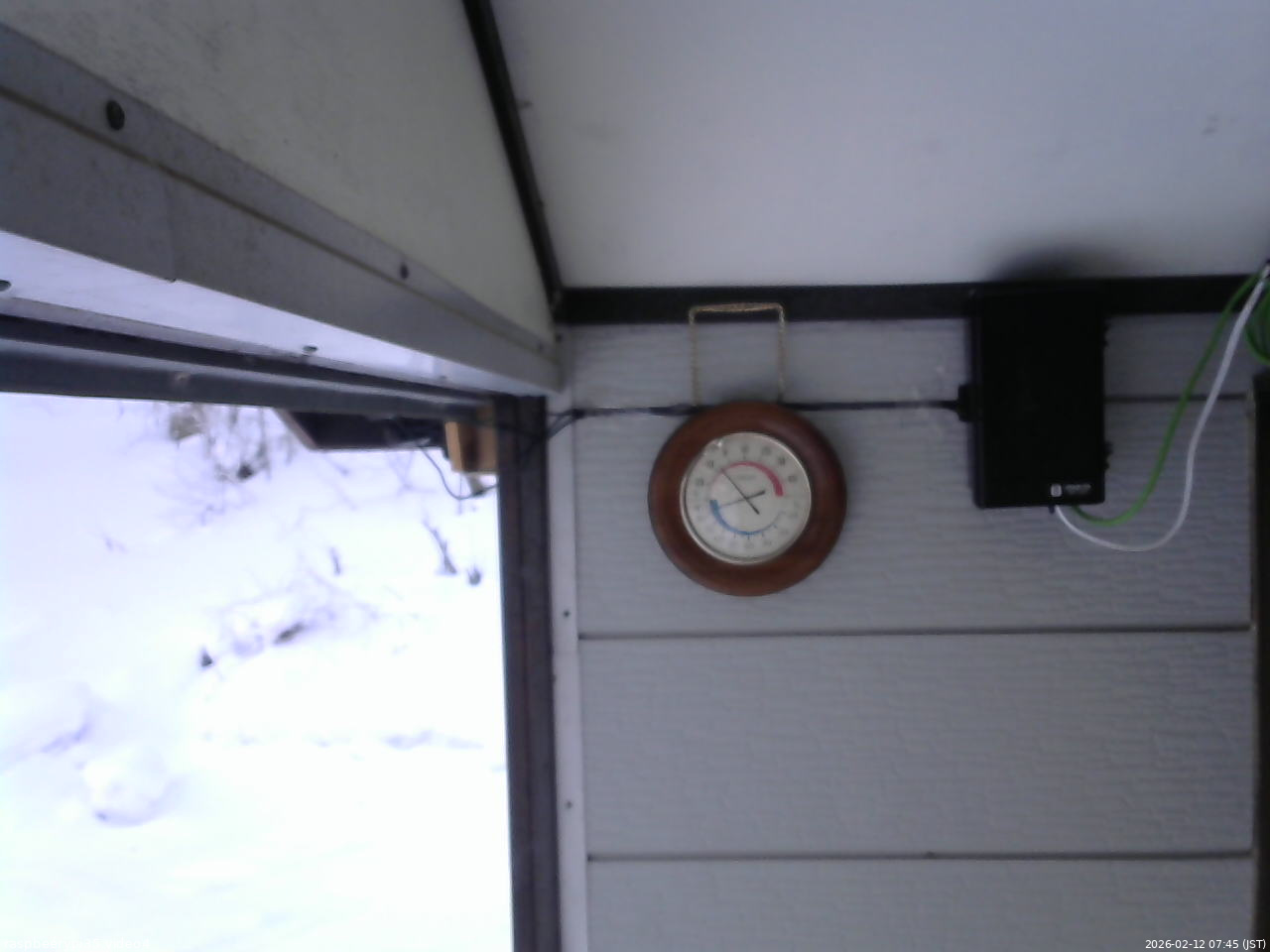 長野県菅平高原 ゆたか山荘 東側上空 2026/02/12 07:45
