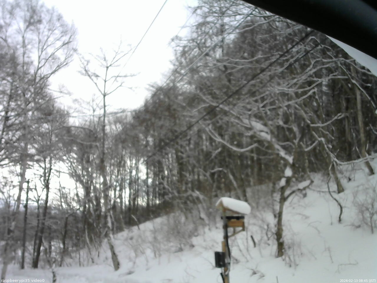 長野県菅平高原 ゆたか山荘 温度計 2026/02/13 08:45