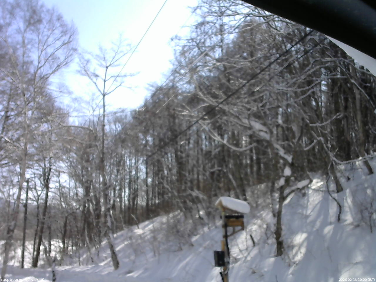 長野県菅平高原 ゆたか山荘 温度計 2026/02/13 10:00