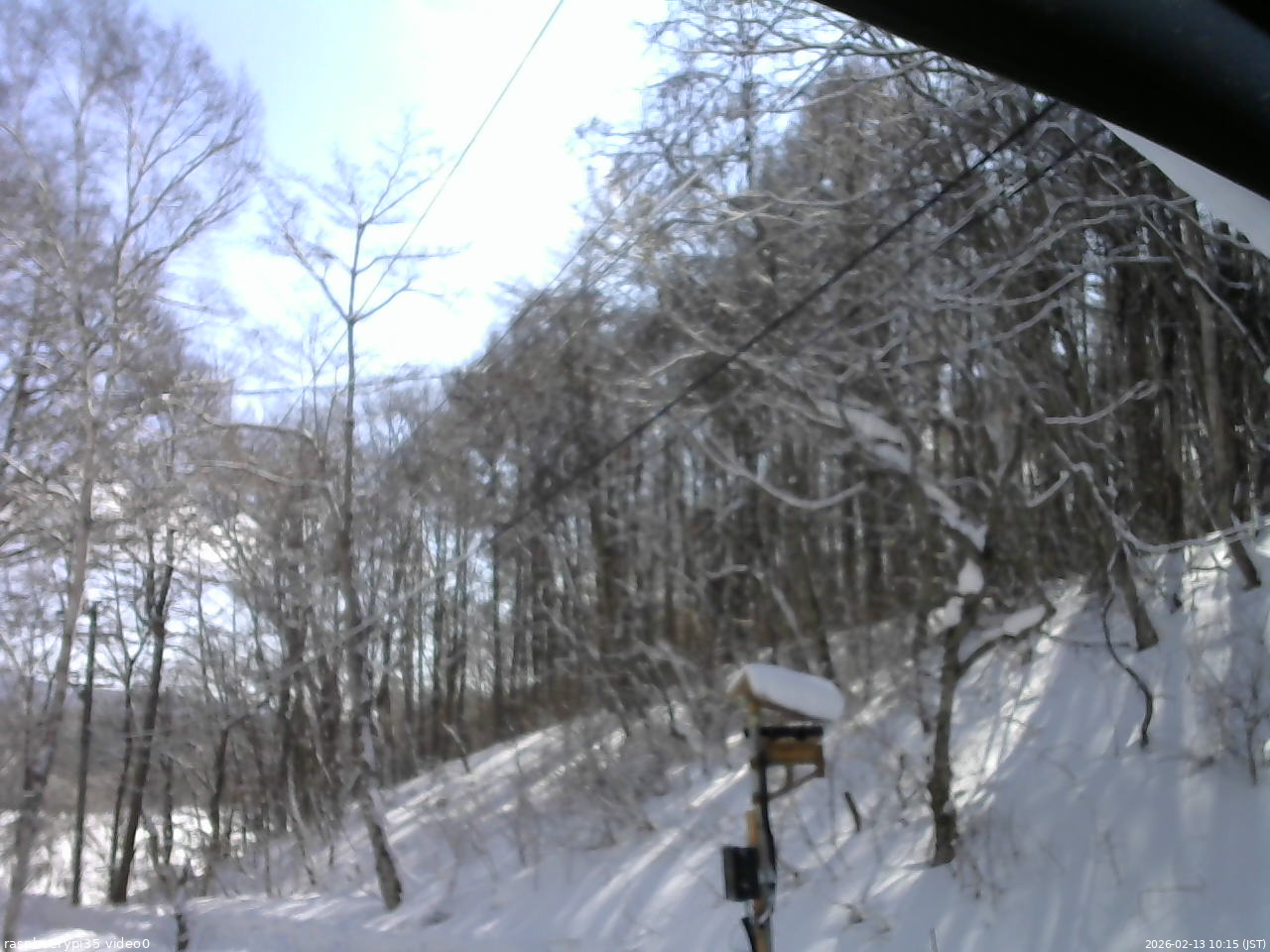 長野県菅平高原 ゆたか山荘 温度計 2026/02/13 10:15