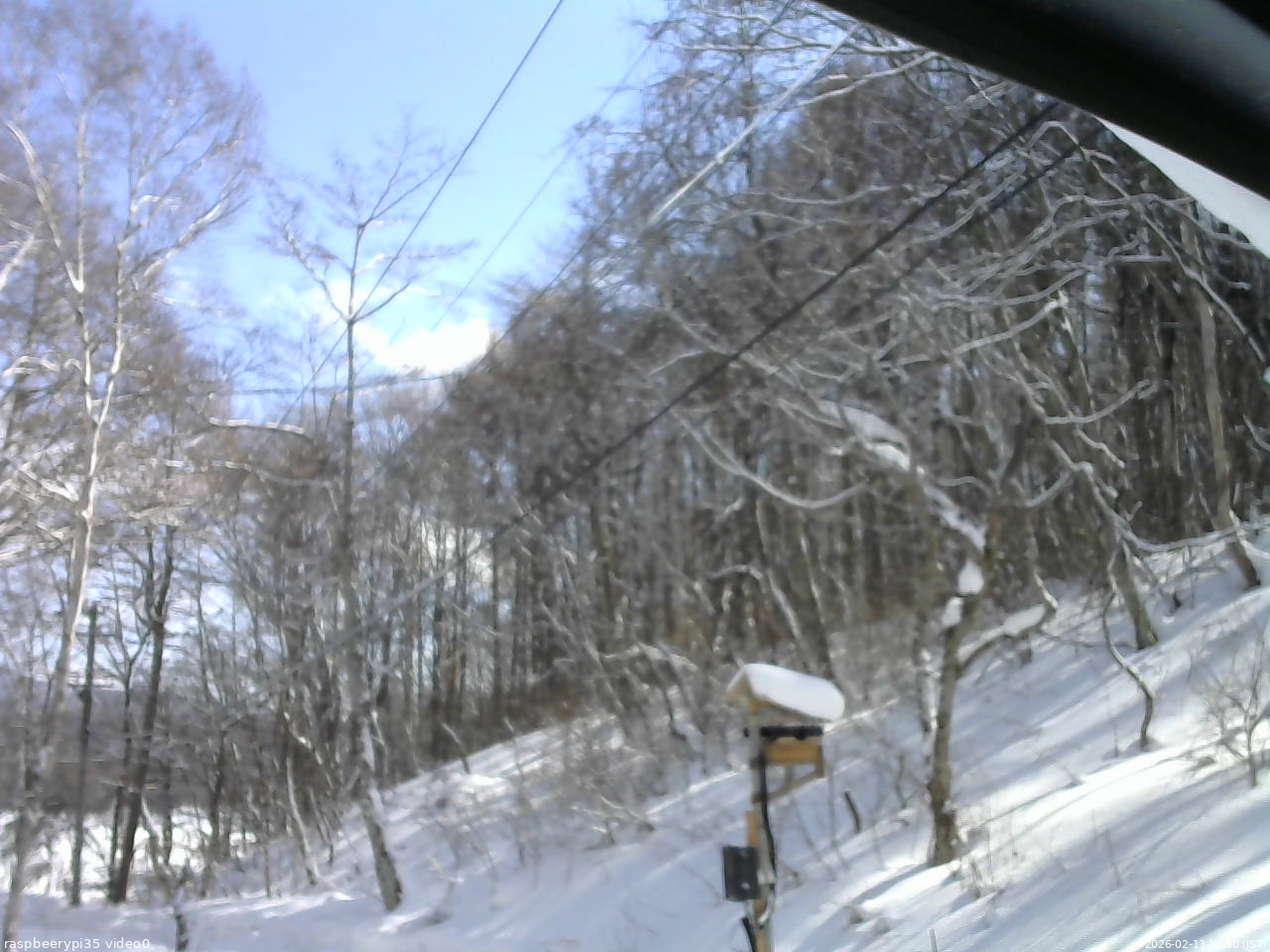 長野県菅平高原 ゆたか山荘 温度計 2026/02/13 12:30