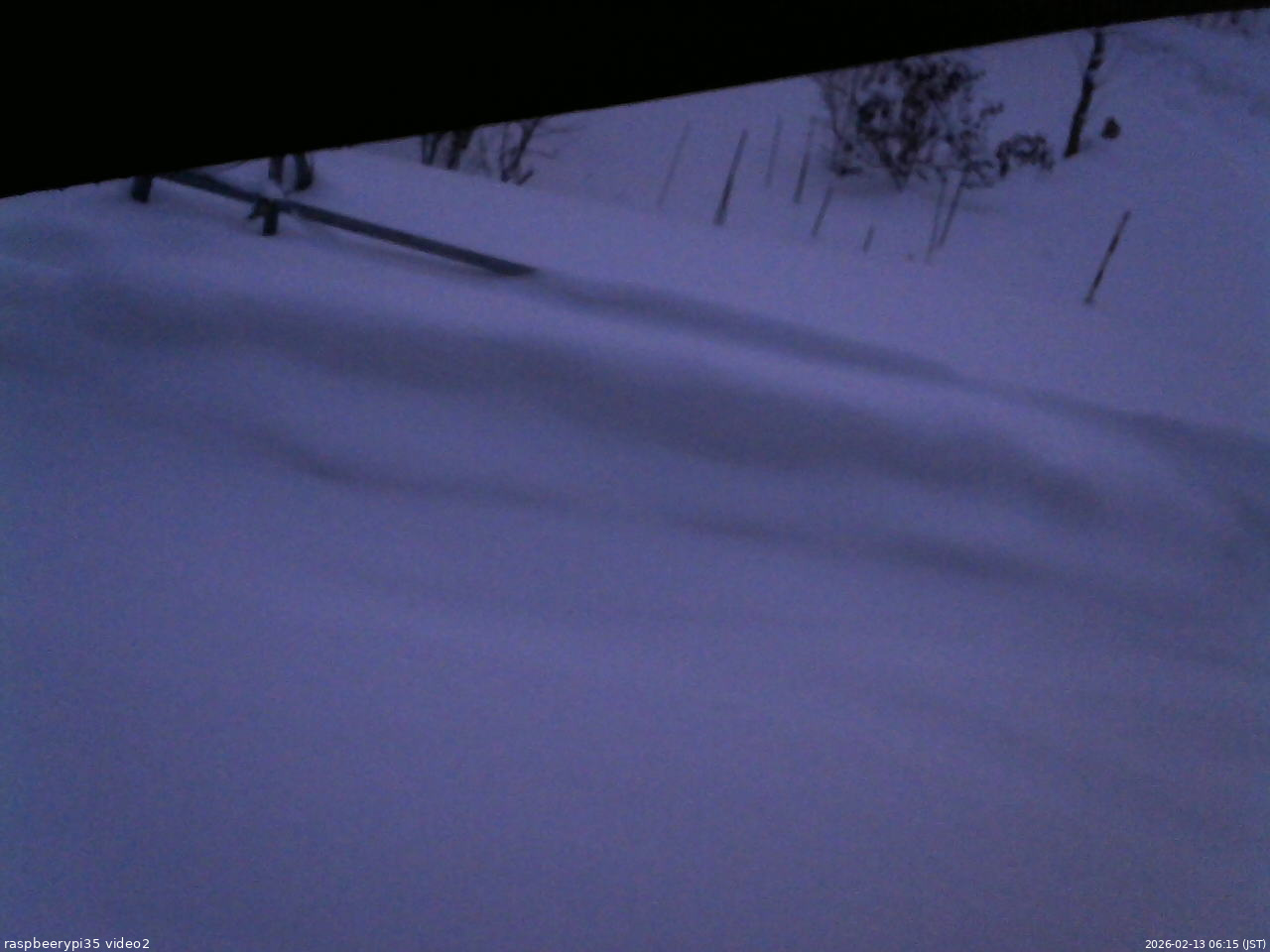 長野県菅平高原 ゆたか山荘 駐車場 2026/02/13 06:15
