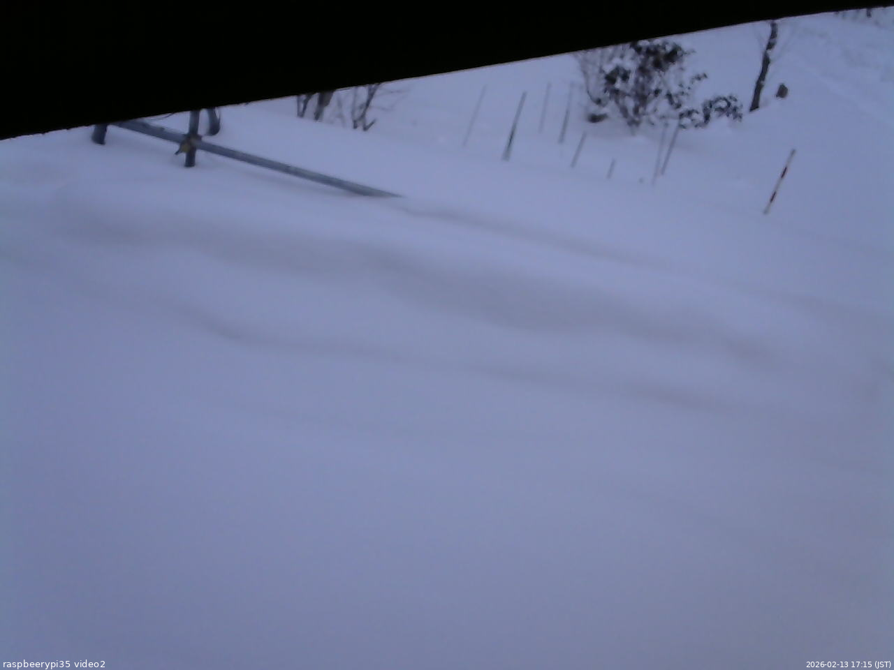 長野県菅平高原 ゆたか山荘 駐車場 2026/02/13 17:15