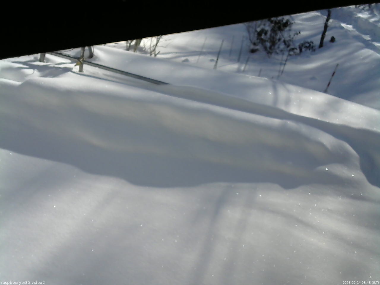 長野県菅平高原 ゆたか山荘 駐車場 2026/02/14 08:45