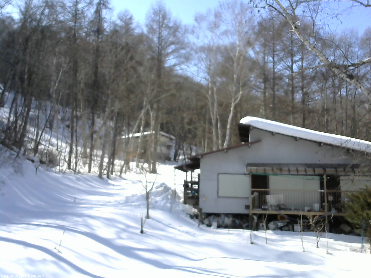 長野県菅平高原 ゆたか山荘 西側(坂上) 2026/02/15 13:30