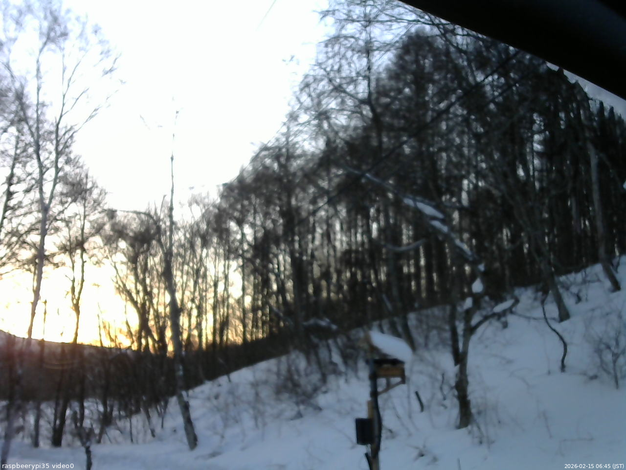 長野県菅平高原 ゆたか山荘 温度計 2026/02/15 06:45