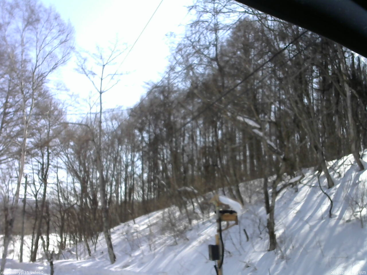 長野県菅平高原 ゆたか山荘 温度計 2026/02/15 10:45