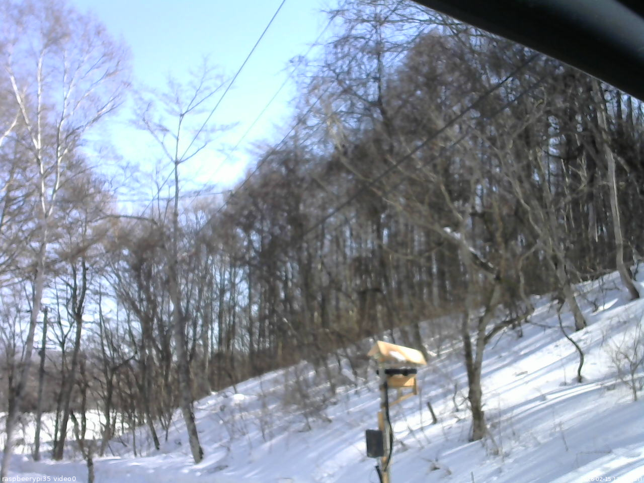 長野県菅平高原 ゆたか山荘 温度計 2026/02/15 13:15