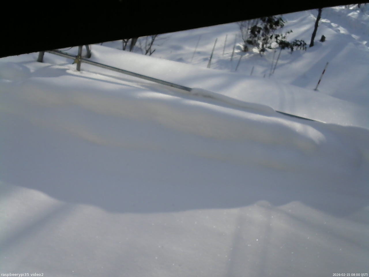 長野県菅平高原 ゆたか山荘 駐車場 2026/02/15 08:00