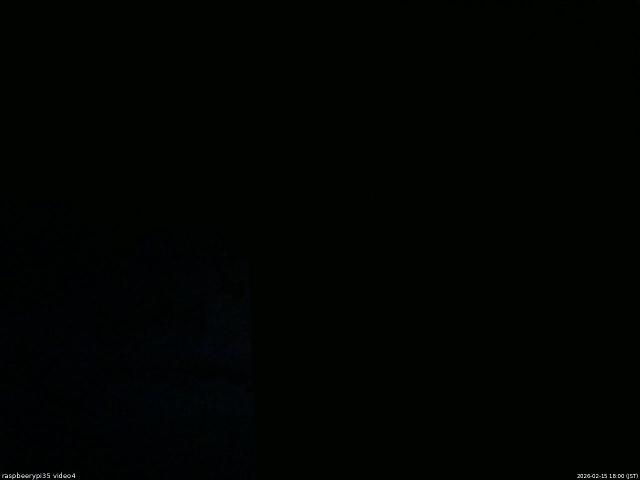 長野県菅平高原 ゆたか山荘 東側上空 2026/02/15 18:00