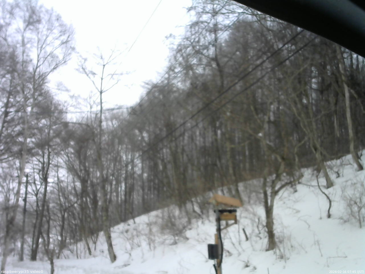 長野県菅平高原 ゆたか山荘 温度計 2026/02/16 07:45