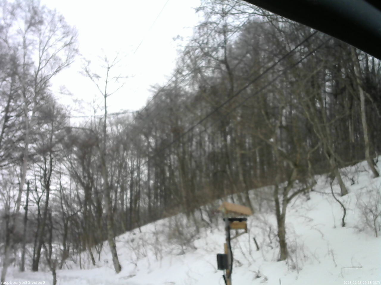 長野県菅平高原 ゆたか山荘 温度計 2026/02/16 09:15