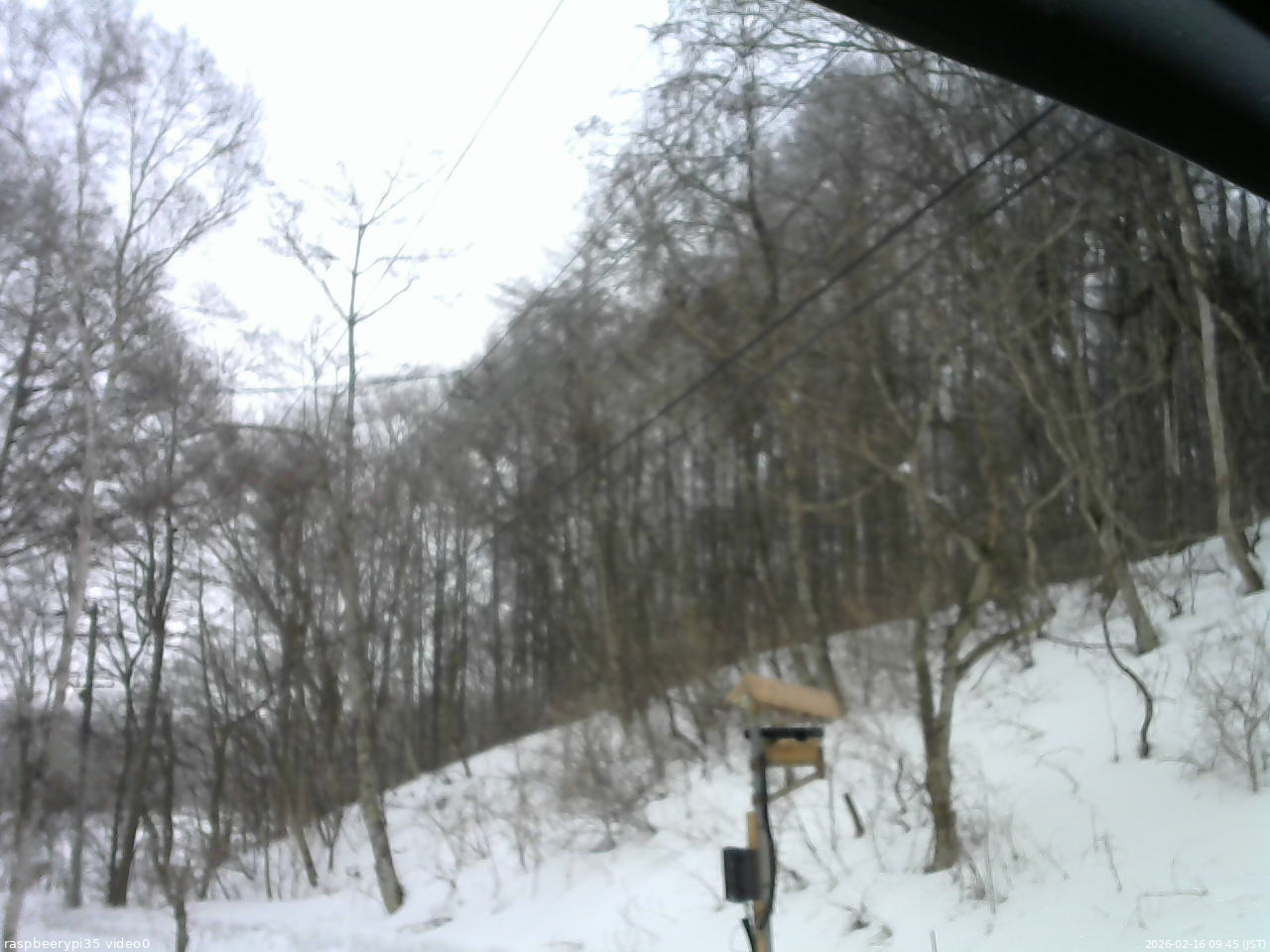 長野県菅平高原 ゆたか山荘 温度計 2026/02/16 09:45
