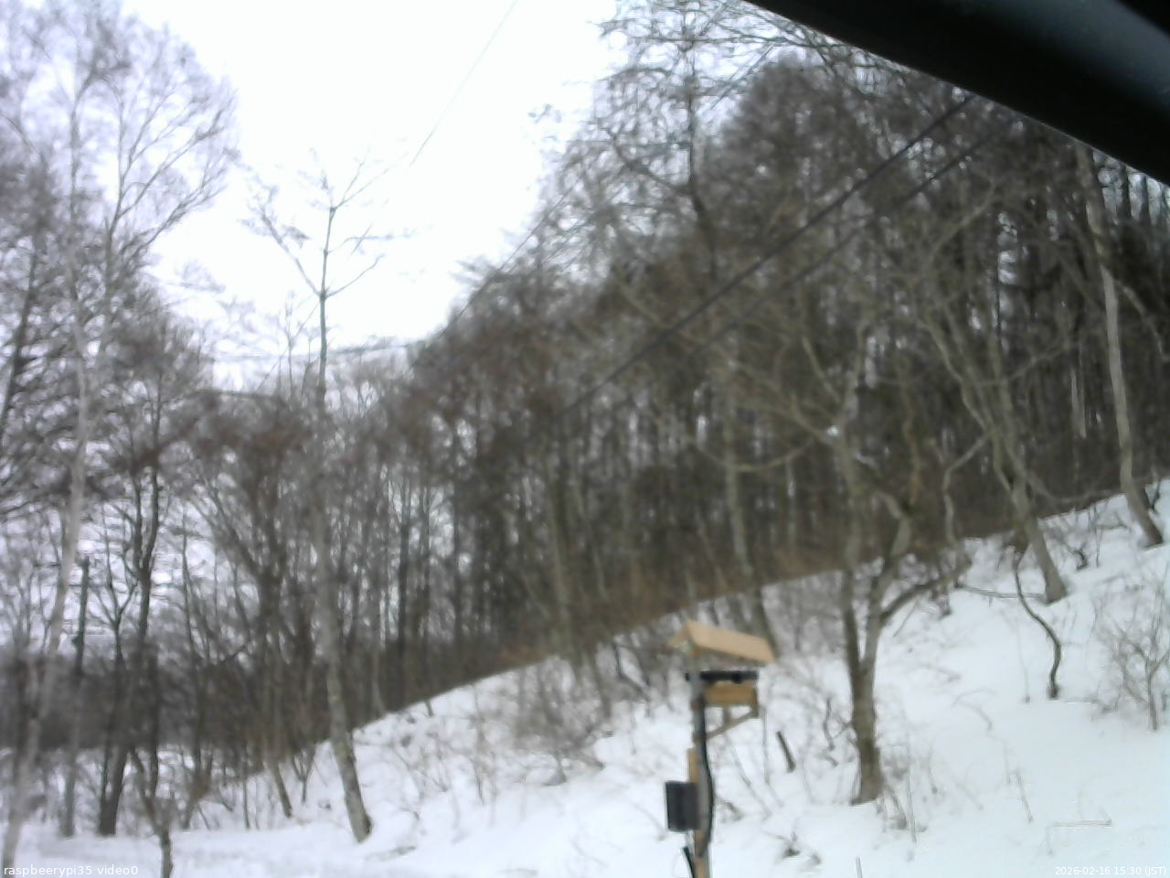 長野県菅平高原 ゆたか山荘 温度計 2026/02/16 15:30
