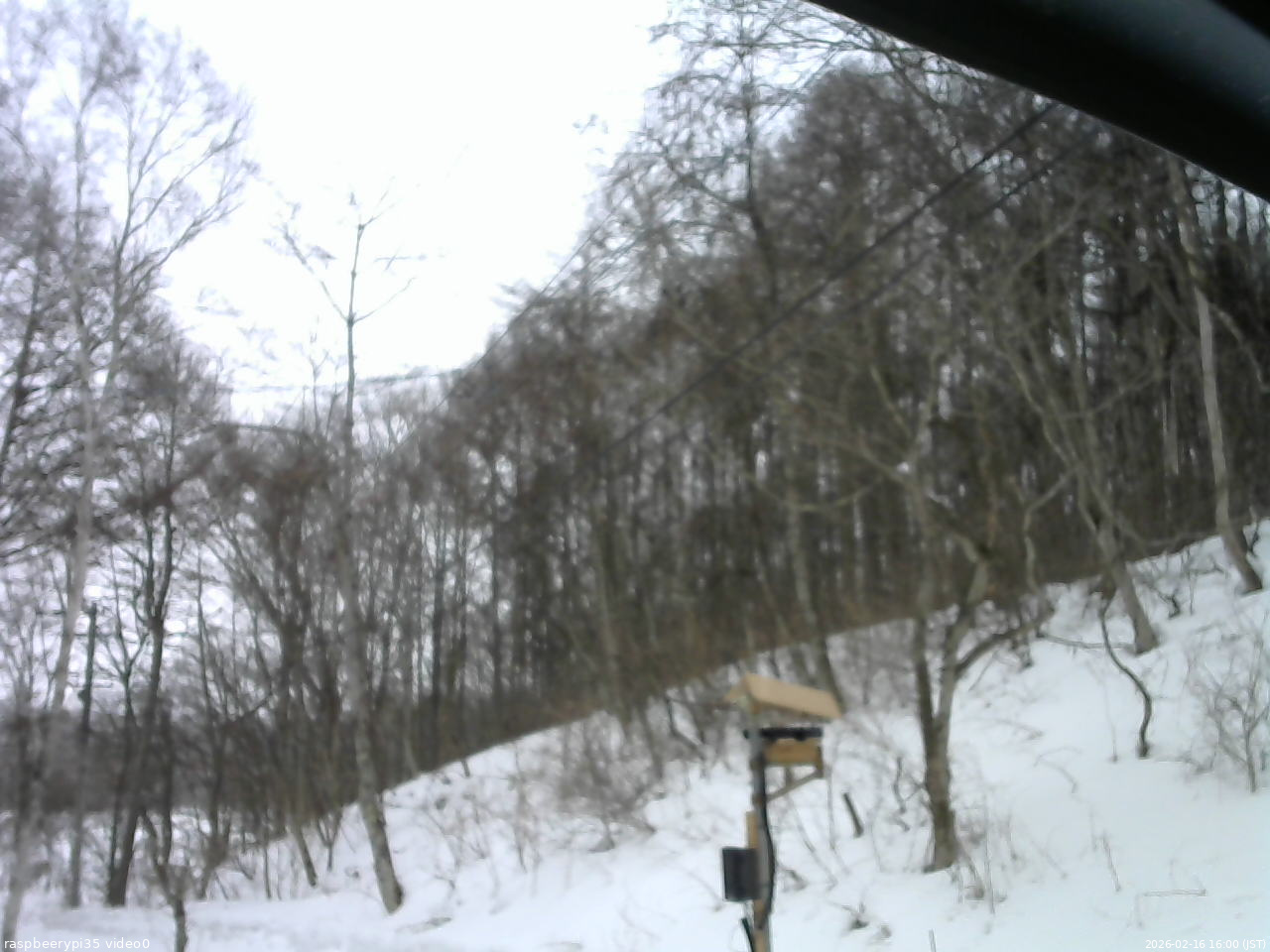 長野県菅平高原 ゆたか山荘 温度計 2026/02/16 16:00