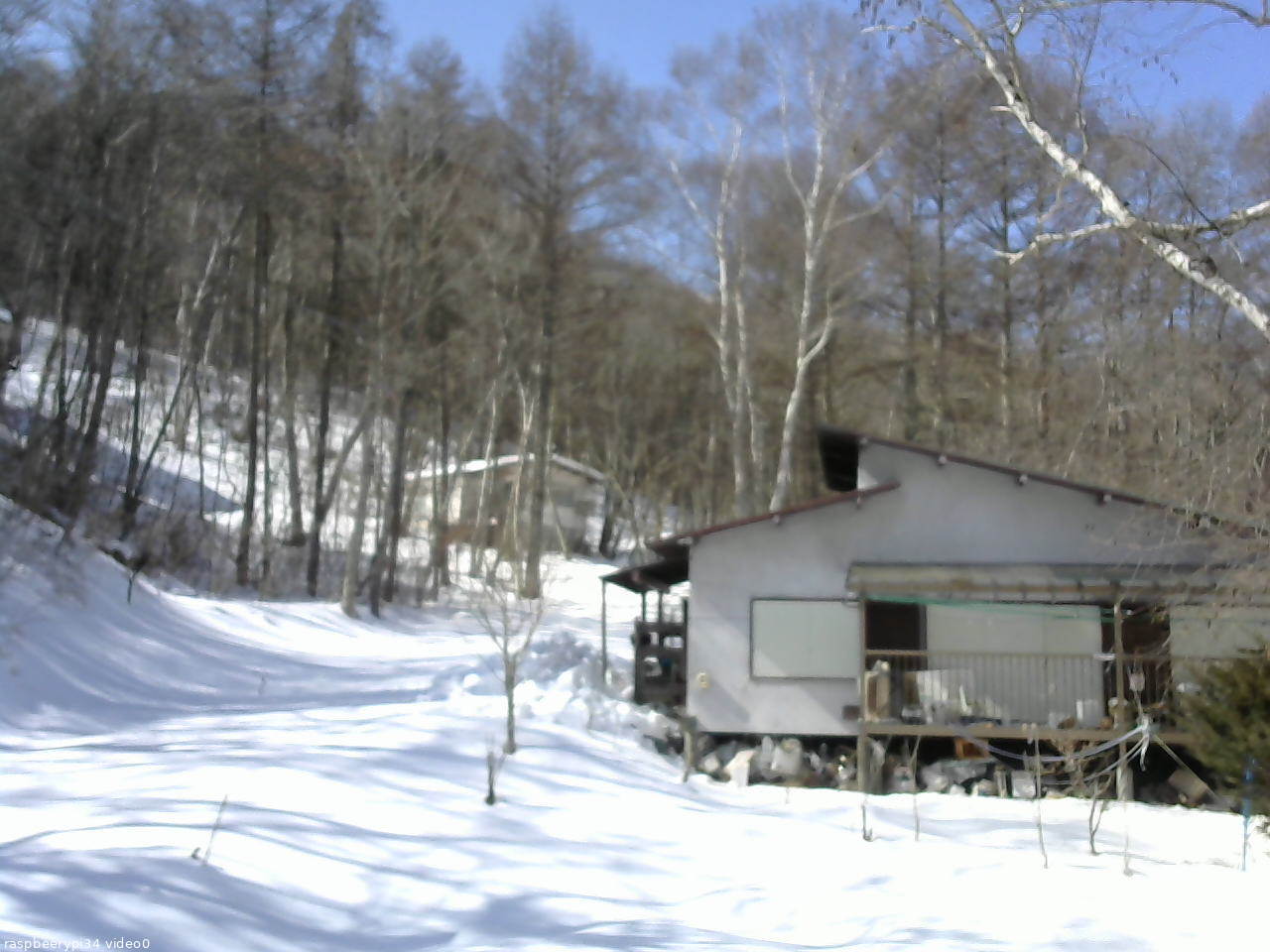 長野県菅平高原 ゆたか山荘 西側(坂上) 2026/02/17 11:30