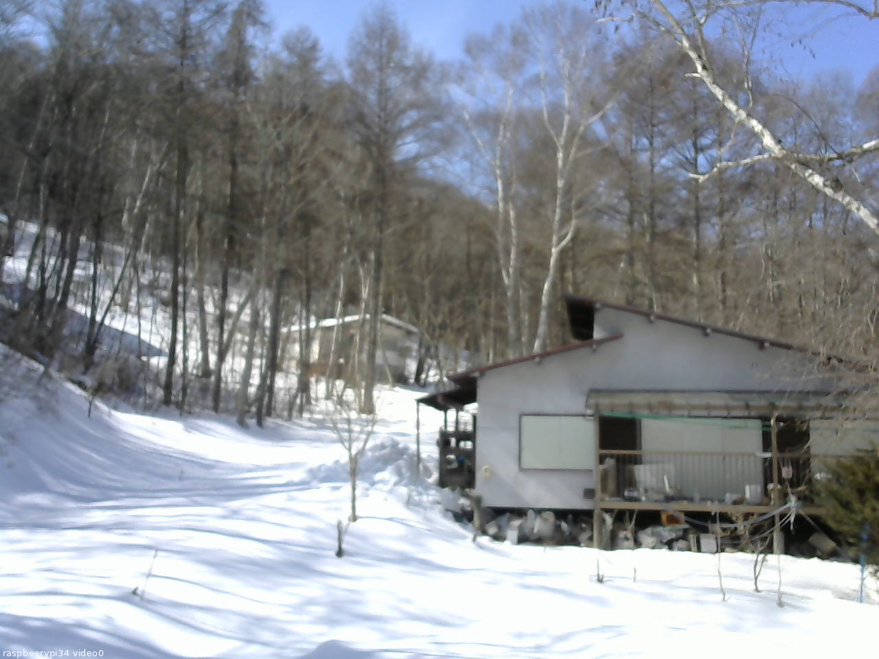 長野県菅平高原 ゆたか山荘 西側(坂上) 2026/02/17 11:45