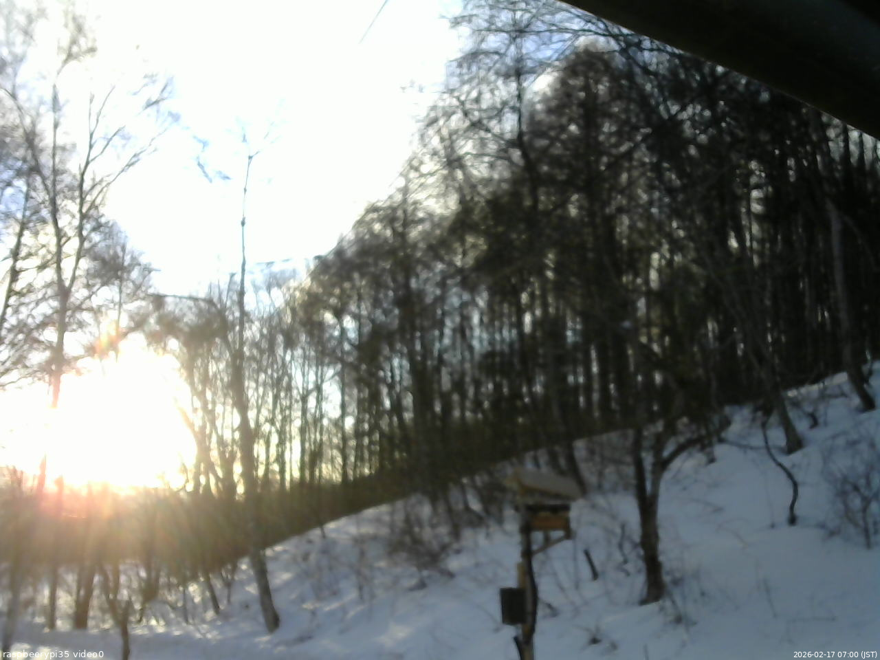 長野県菅平高原 ゆたか山荘 温度計 2026/02/17 07:00