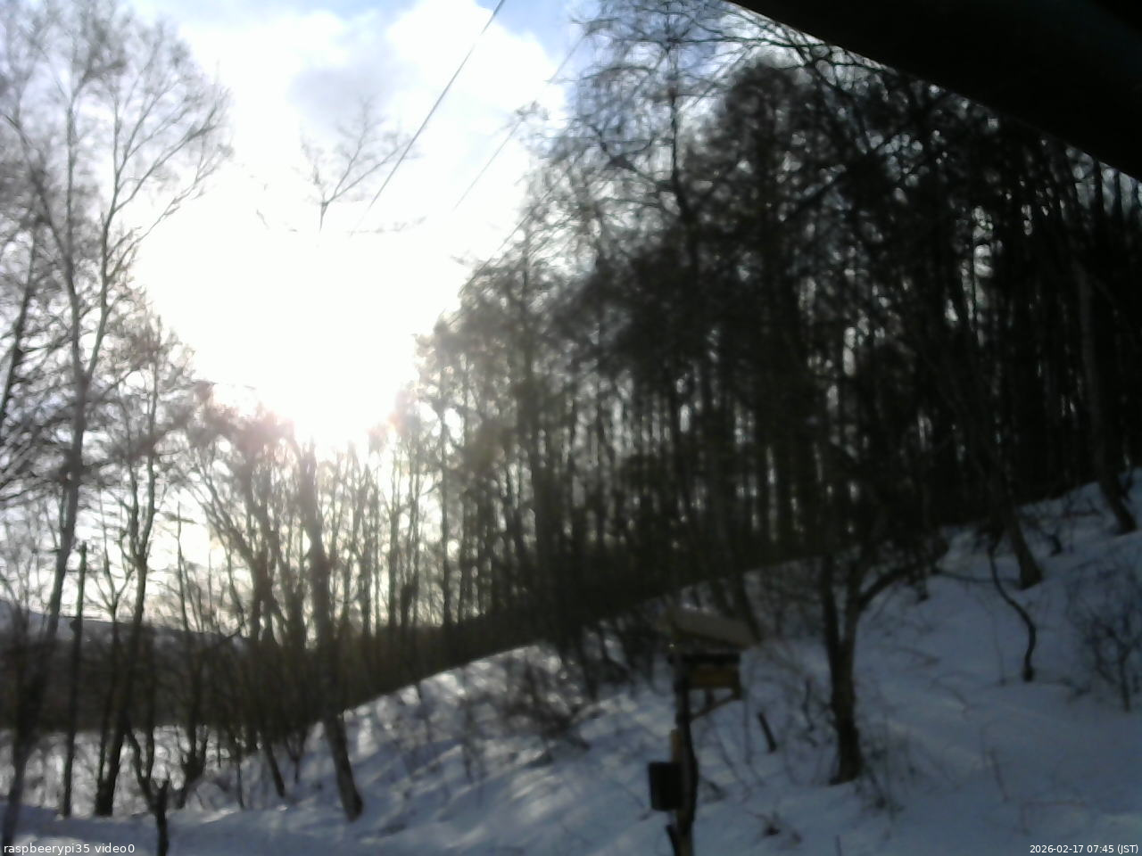 長野県菅平高原 ゆたか山荘 温度計 2026/02/17 07:45