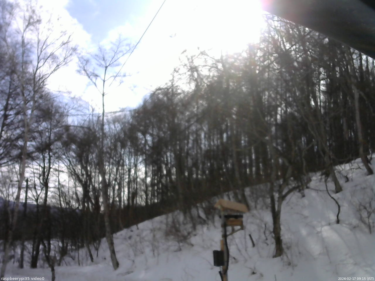 長野県菅平高原 ゆたか山荘 温度計 2026/02/17 09:15