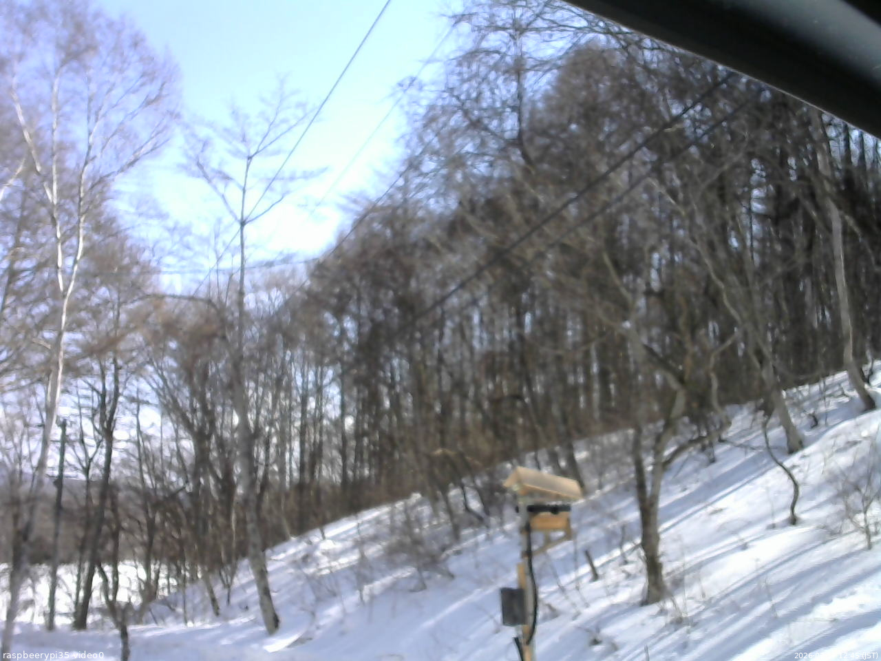 長野県菅平高原 ゆたか山荘 温度計 2026/02/17 12:45