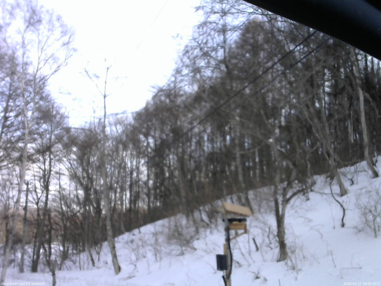 長野県菅平高原 ゆたか山荘 温度計 2026/02/17 16:00
